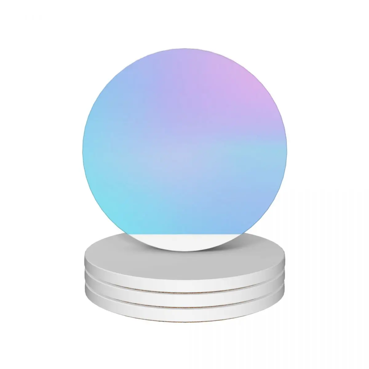 

H.I.P.A.B - Holographic Iridescent Pantone Aesthetic Background 3 Ceramic Coasters (Set of 4) original Coasters