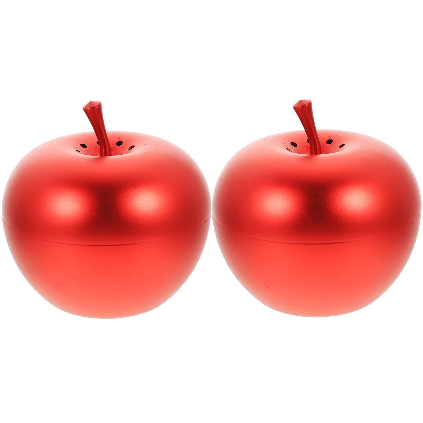 

2pcs Metal Apple C y Boxes om Stem for Sweets Snacks Gifts Packaging Wedding Party Favor Containers Banquet Cases
