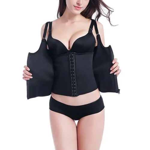 Imagen 1 del producto Faja Reductora de Cintura para Mujer, Corsé Moldeador, Camiseta de Compresión para Adelgazar, Traje Sauna, Faja Abdominal, Top Moldeador con Tirantes