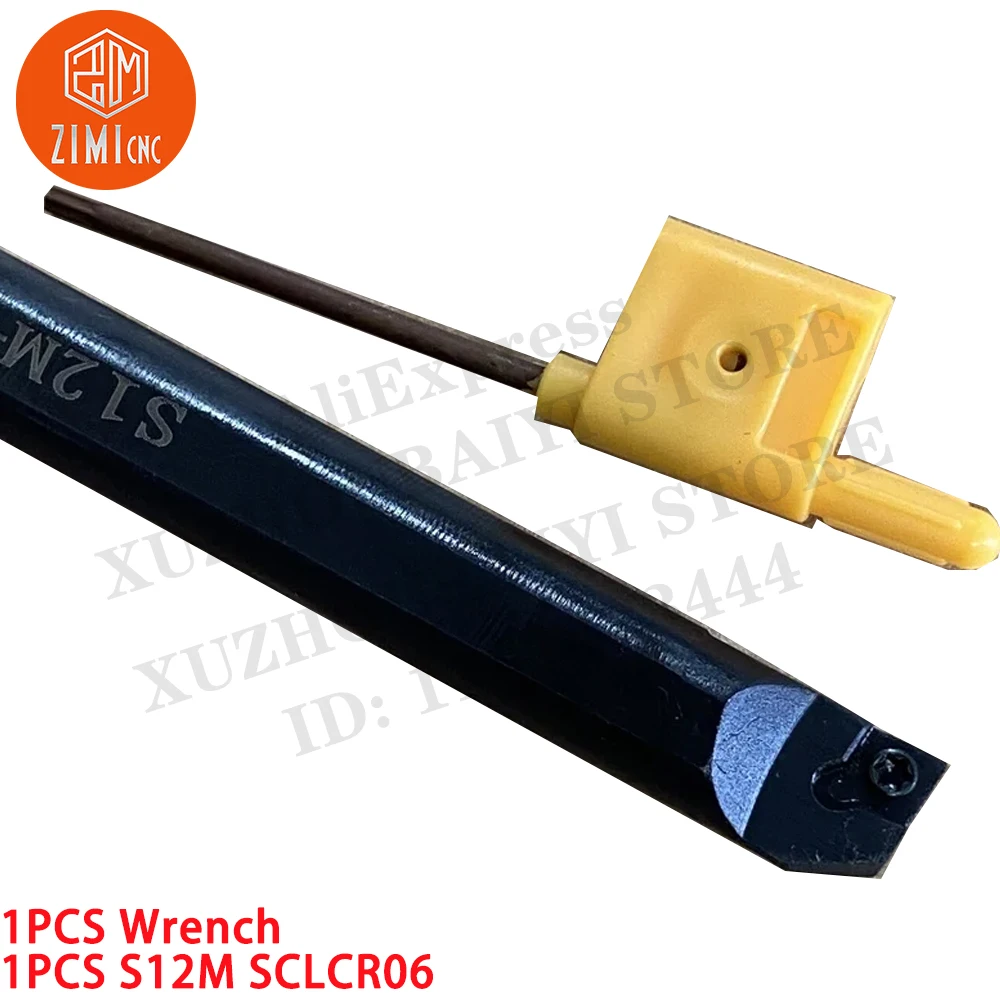 1 قطعة S12M SCLCR06 حامل أداة تحول 12 مللي متر حامل أدوات القطع المخرطة ل CCGT/CCMT مخرطة معدنية أداة CNC ميكانيكي أداة قطع