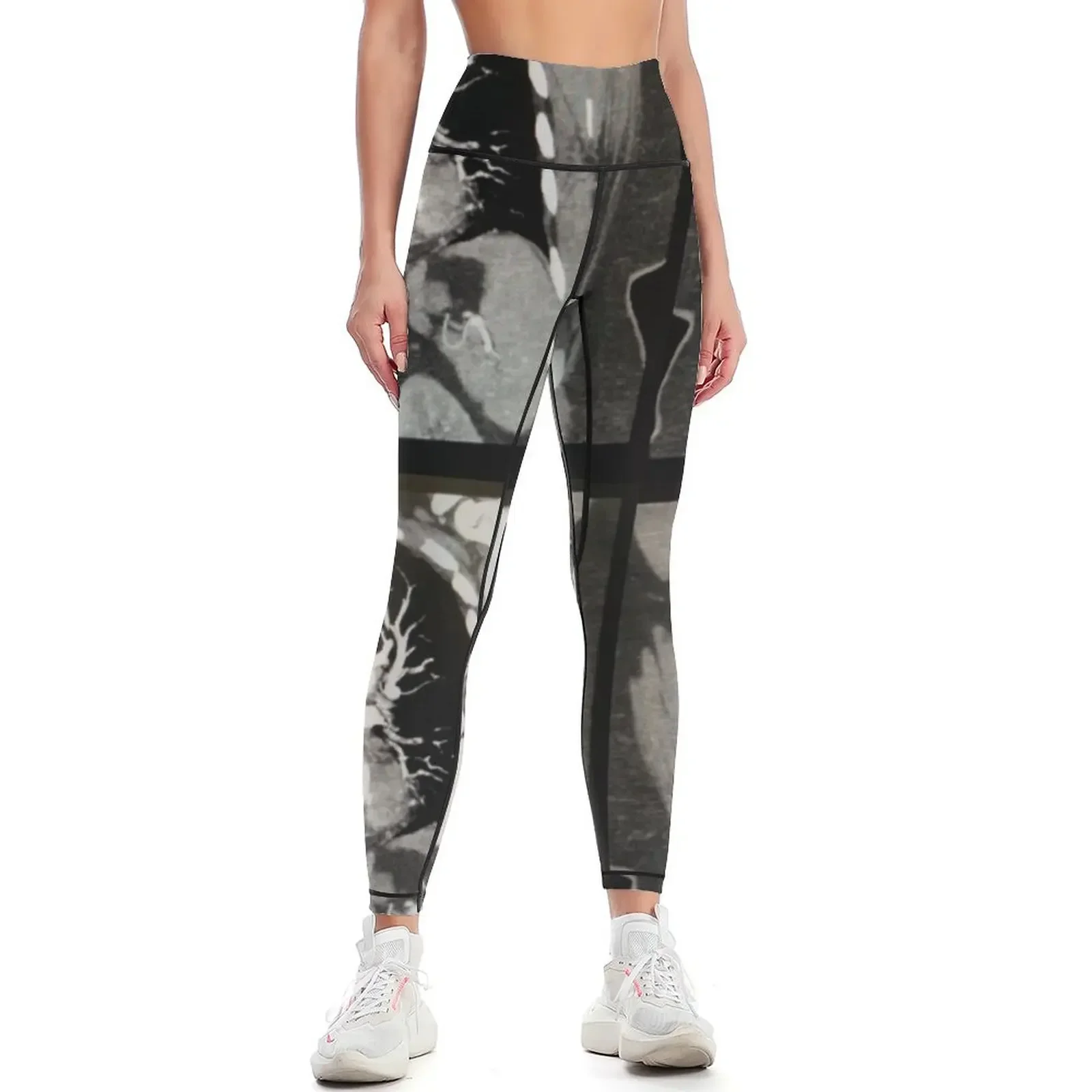 

Chest CT Scan with heart, lungs, pulmonary arteries, liver, spleen and ribs Leggings Legging sport Sports female Womens Leggings