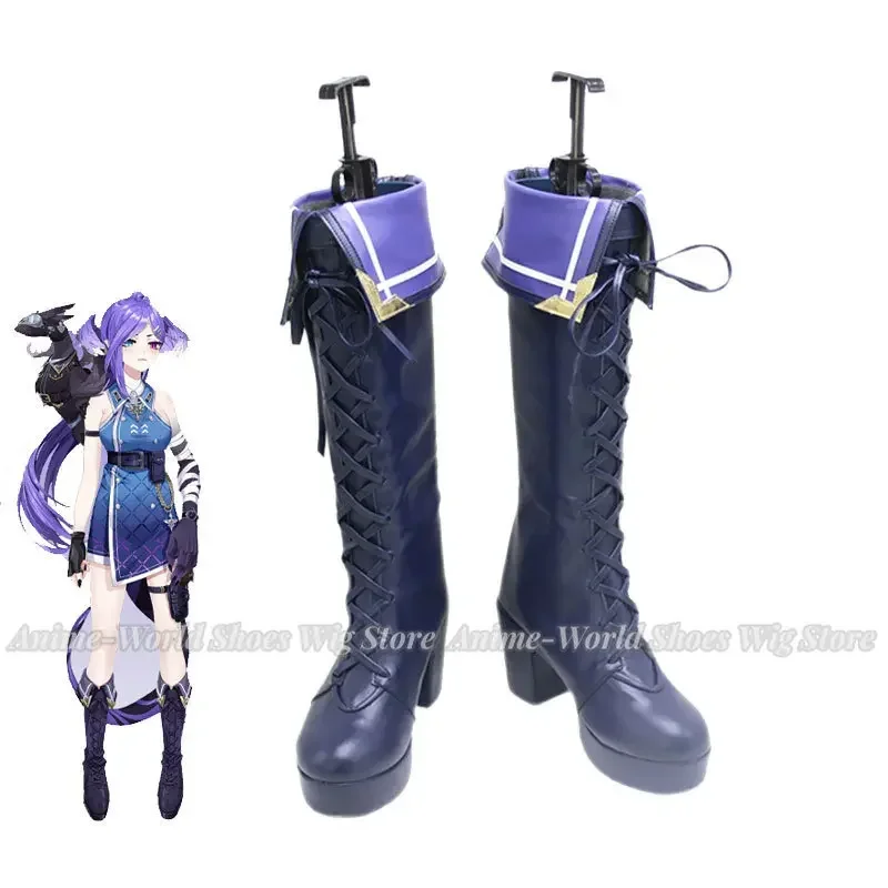 selen-tatsuki-cosplay-shoes-vtuber-cosplay-prop-high-heel-pu-leather-shoes-halloween-carnival-boots-custom-made