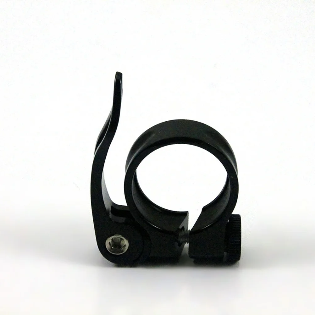 Quick Release Seatpost Clamp 31.8mm Mountain Bike Aluminum Alloy Fixed Bolt Cycling Bike Seat Clamp Secure Easy Install