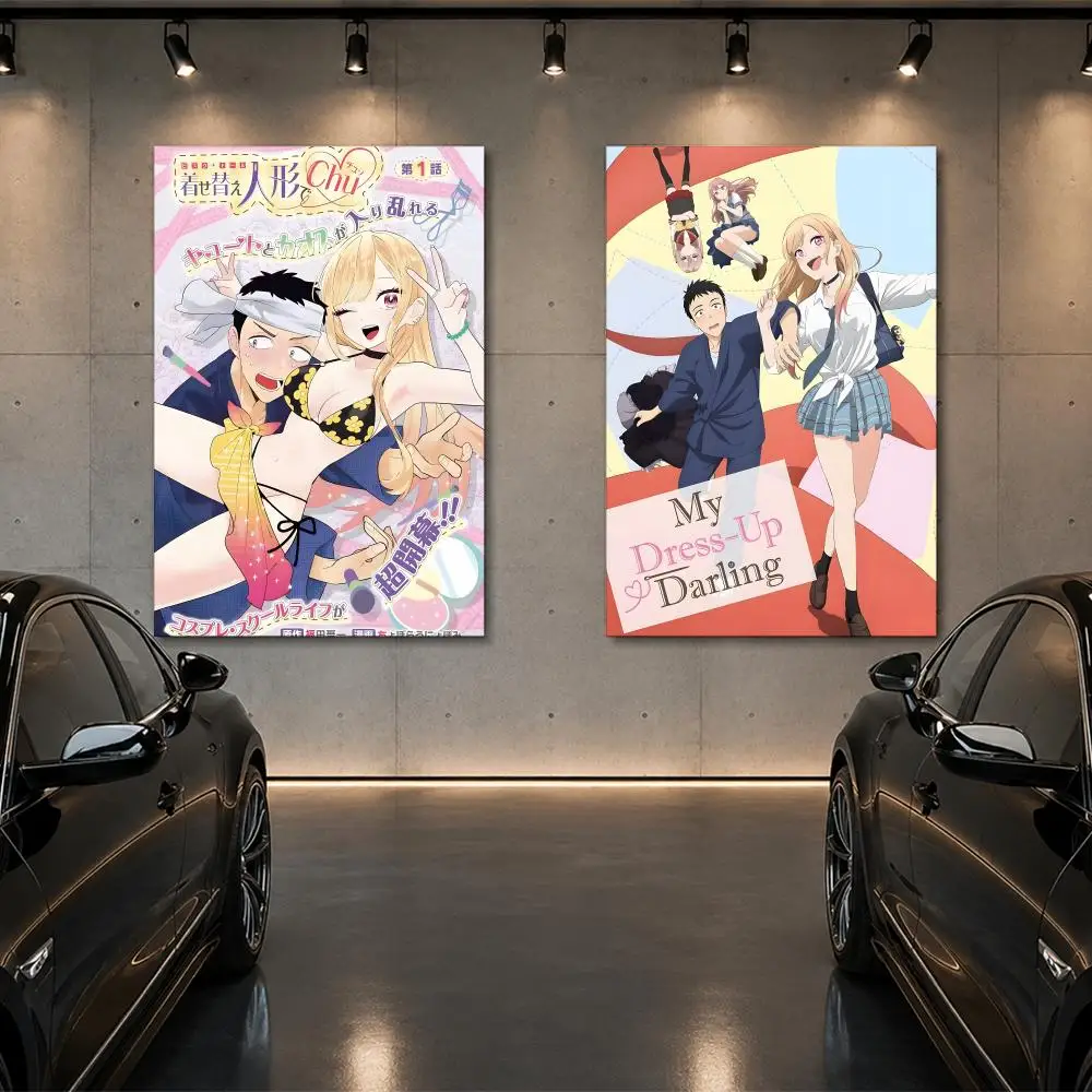Anime My Dress-Up Darling Poster Room Decor Home Wall Art Printing Waterproof Garage BedRoom Posters Gift
