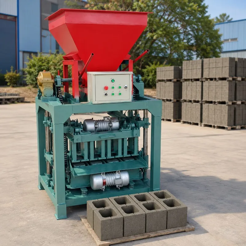 Hydraulic Brick Press Block Making Machine Hot Sale Block Forming with Customized Brick Mold for Sand Cement Bricks