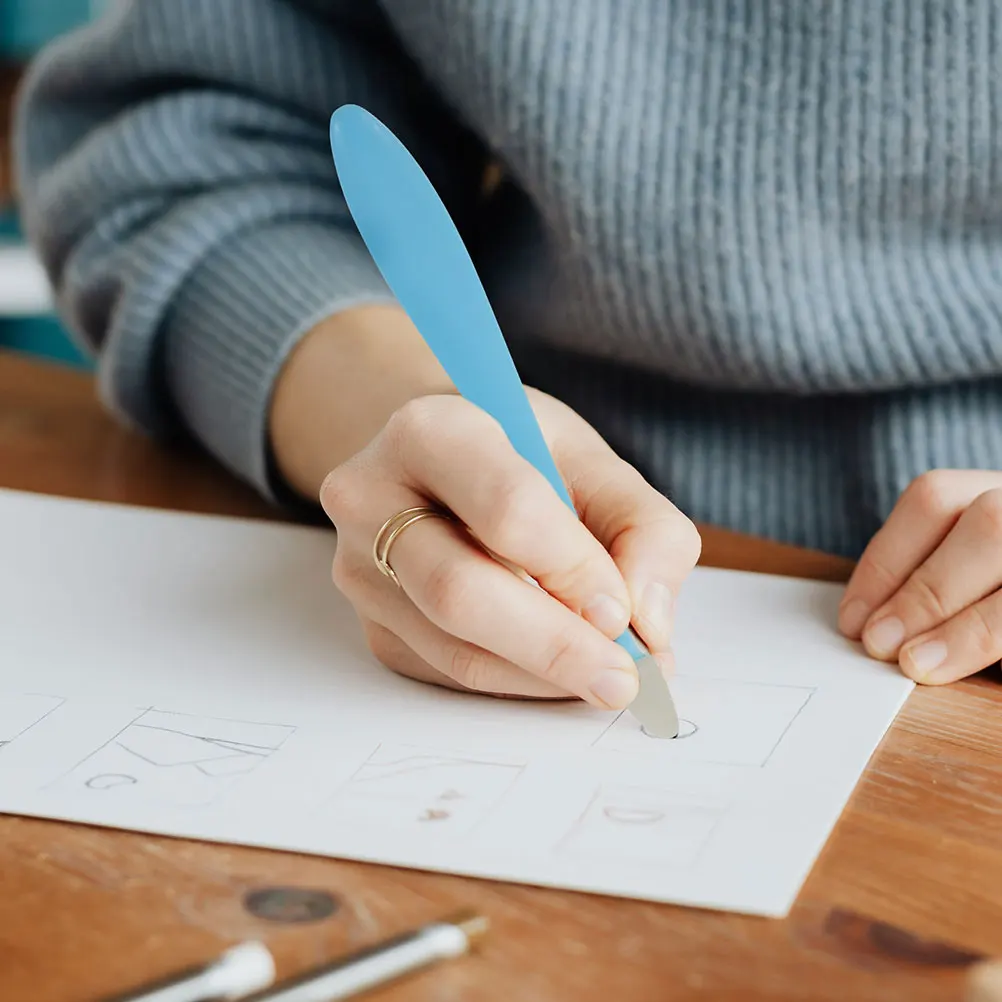 

1Set Sketch Sponge Wiper Art Blender Set Durable Plastic Blending Stumps Kit for Artists Beginners Drawing Tools