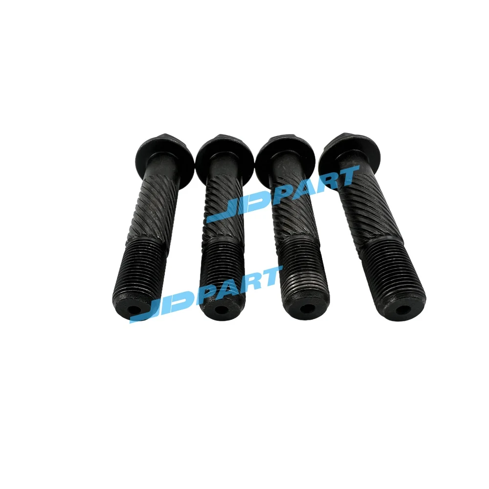 Conexão Rod Parafuso para Kubota Motor Diesel Peças, Z500, boa qualidade, 4 Pcs