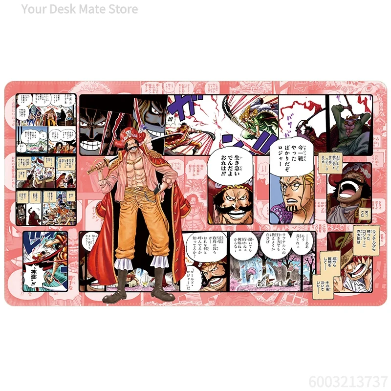One Piece Yamato TCG Playmat with Life/Cost/Deck Zones for Card Game