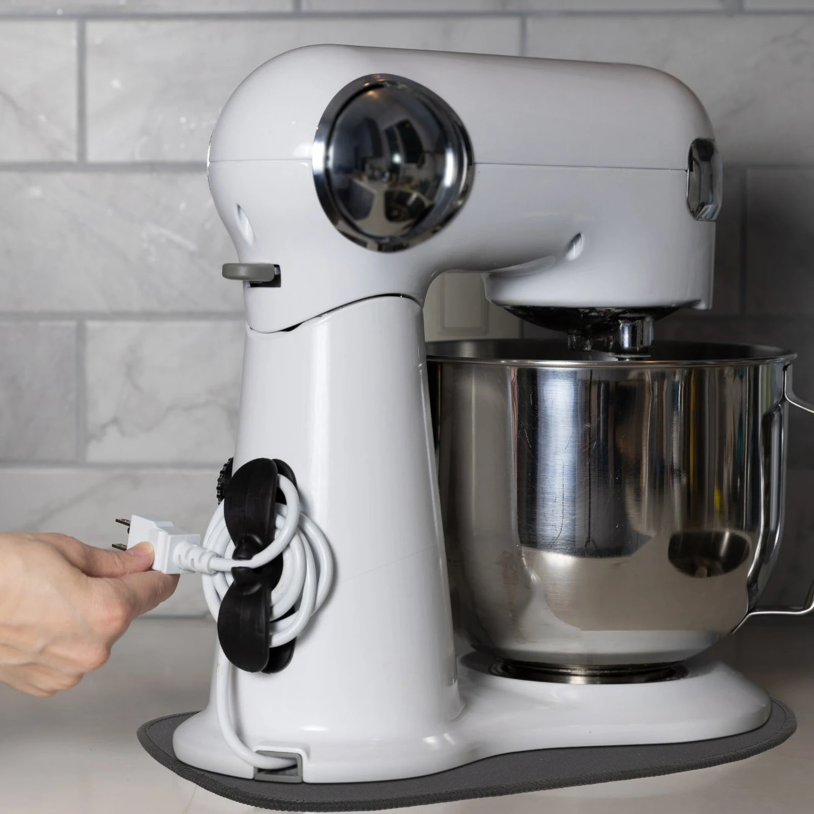 

Mixer Slider Mat Rubber Kitchen Accessories Baking Coffee Stand Mixer Pad Sliding Mover Practical Lightweight