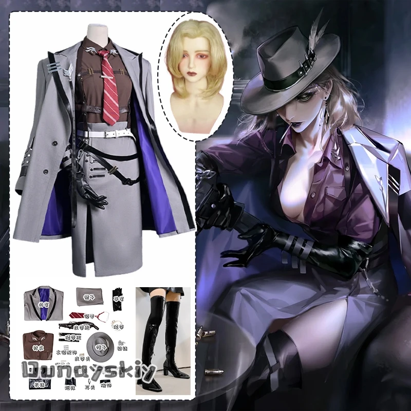 لعبة الطريق إلى أي مكان لانجلي تأثيري حلي السترة مثير الموظفين تنورة موحدة لانغلي لعب الأدوار هالوين تمويه للنساء البالغات