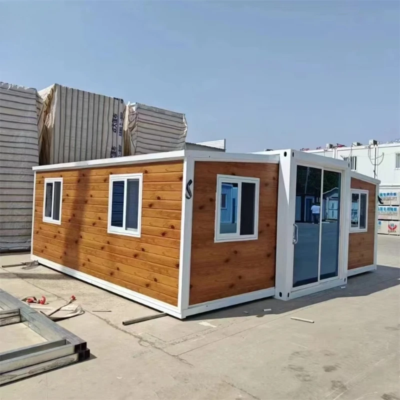 Low Cost Foldable Modular House Simple Stable Structure Easy Maintenance Rust Proof Steel Frame Prefab Cabin For Rural Temporary