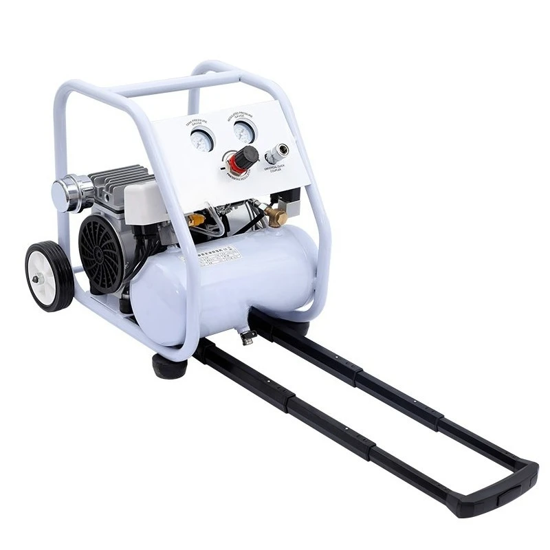 Portable Oil Free Low Noise Small Home Air Compressor Woodworking Paint Industry-Specific Equipment