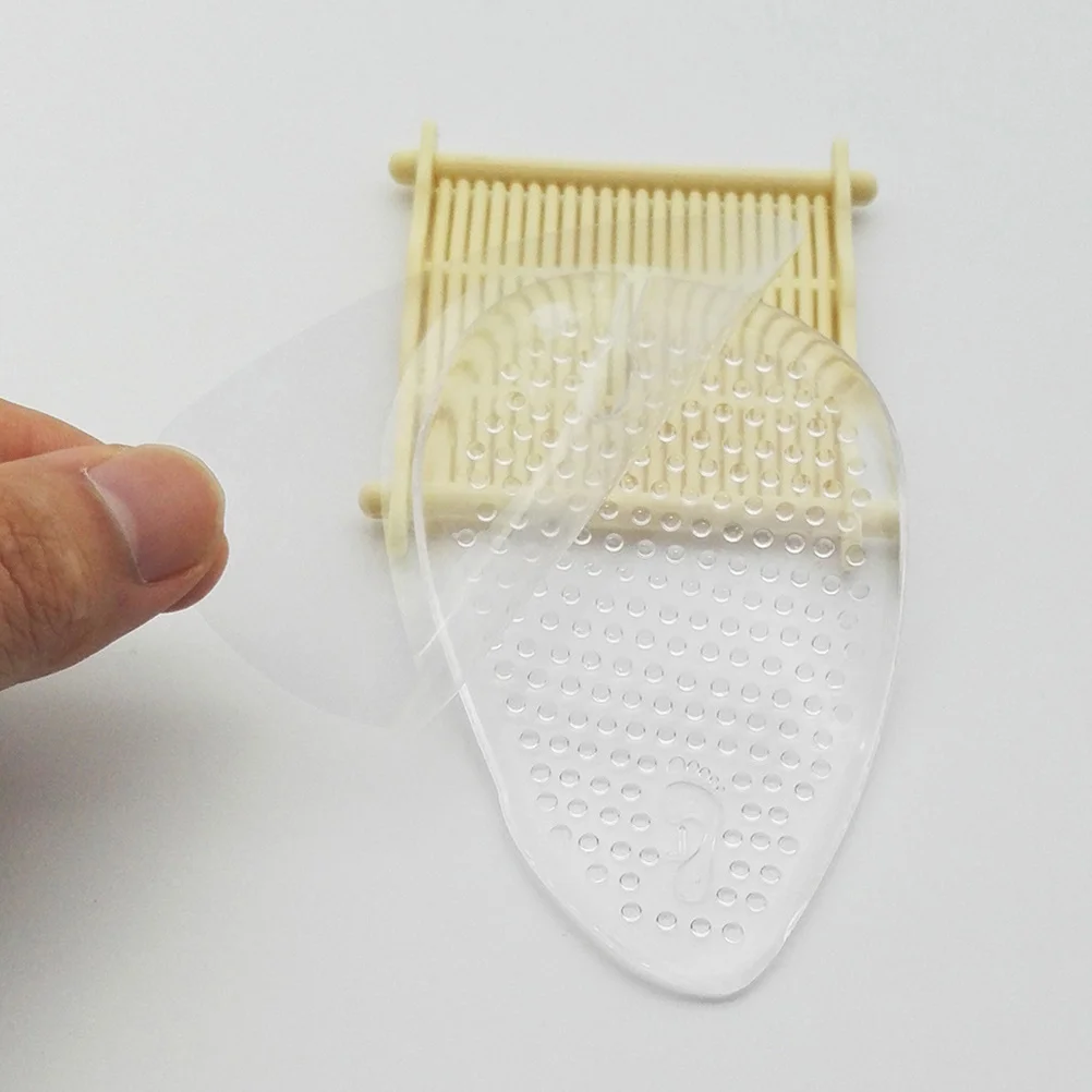 

4Pairs Half Insoles Gel Forefoot Pads Self-Adhesive Cushion Shoe Inserts Breathable Comfortable Non-Slip for Heels