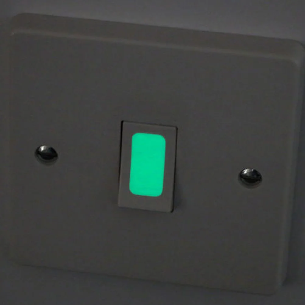 Adhesive Tape Luminous Switch Stickers Nail Custom Pvc Transparent Glow The Dark
