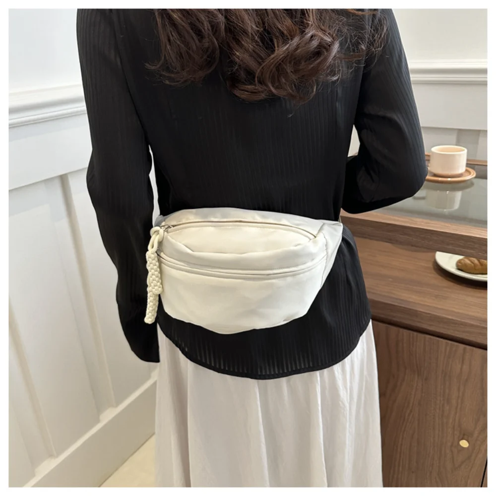 New Chest Bags Women Fashion Sling Crossbody Waist Pack Banana Bag Sport Running Waist Bag Casual Fanny Packs Half Moon Belt Bag