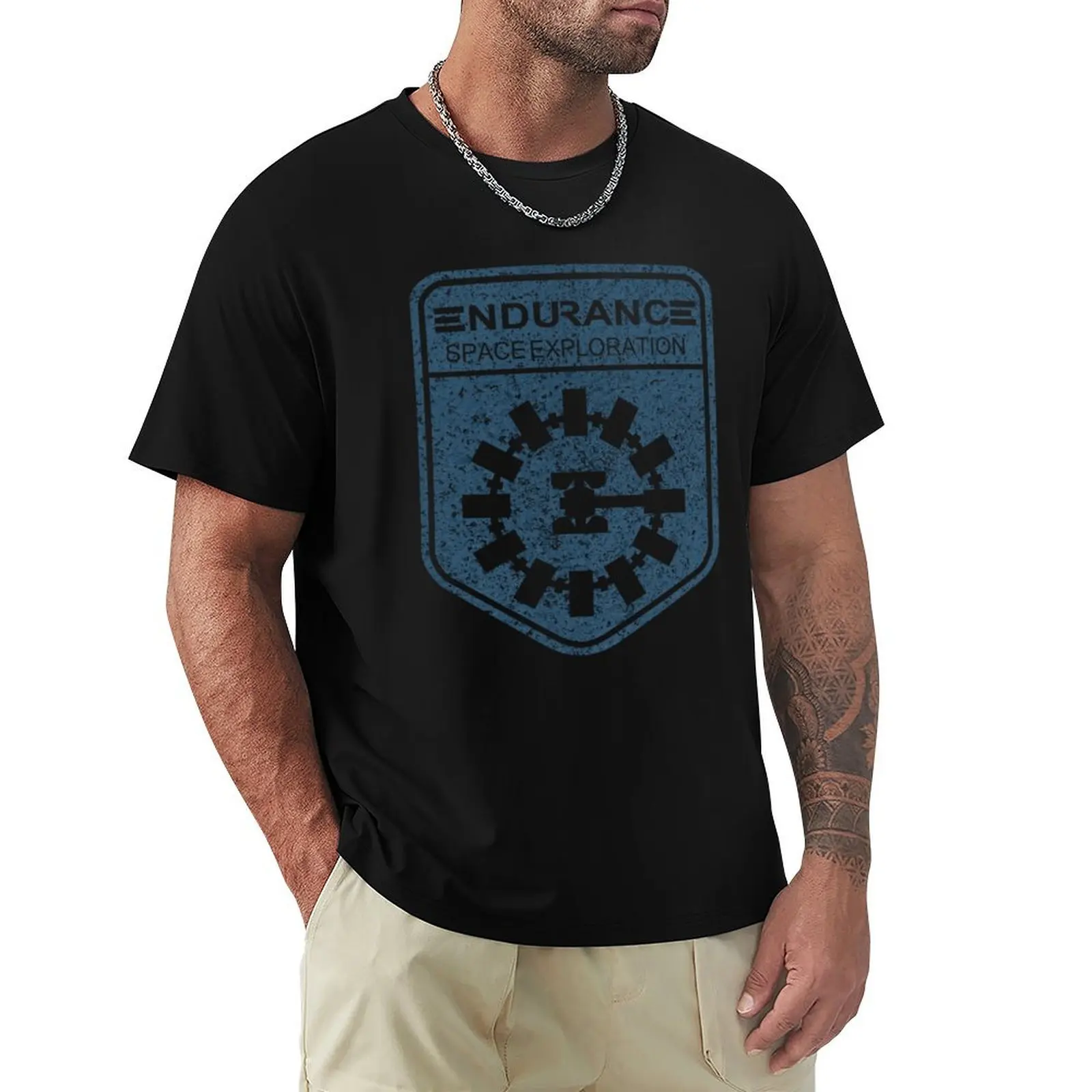 vintage Endurance stamped (dark print) T-Shirt Breathable Sportswear T-Shirt for Men