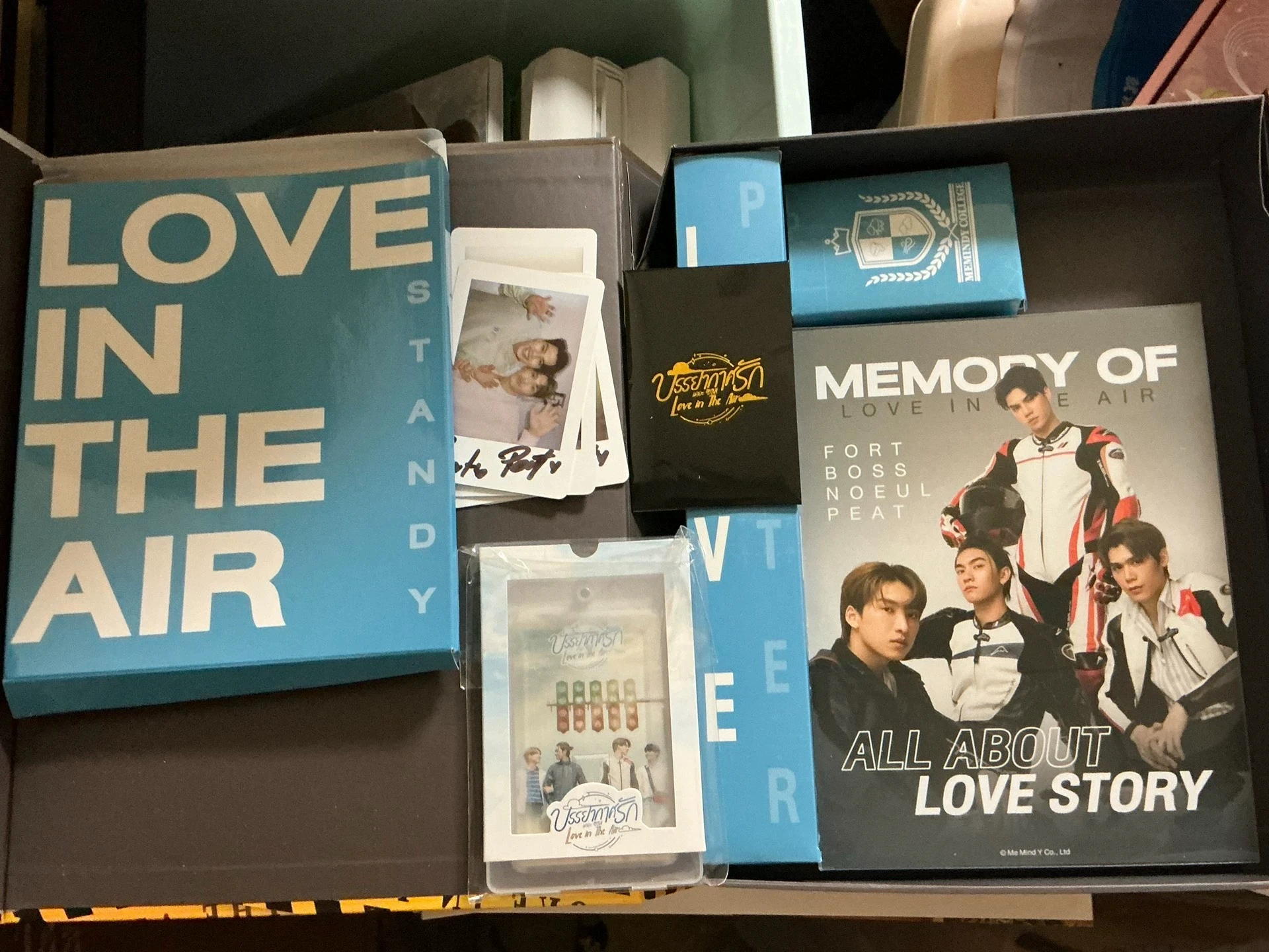 2025 Thai drama Love In The Air Boss noeul Fort Peat Bossnoeul FortPeat DVD Box Set Photo Book