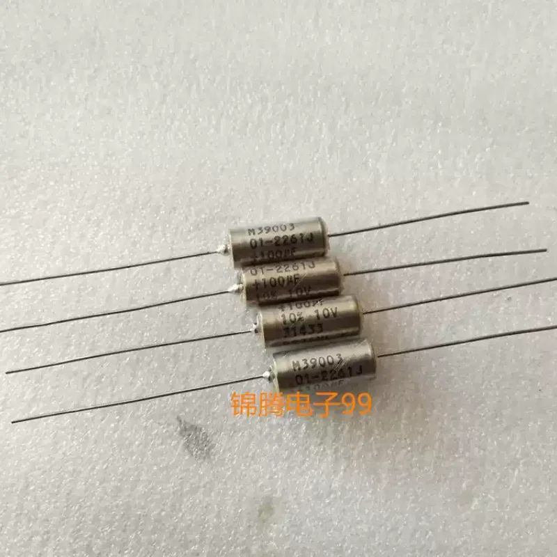 3-10pcs imported SPRAGUE M39003/01-2261J 100UF 10V fever axial gallbladder capacitor from the United States