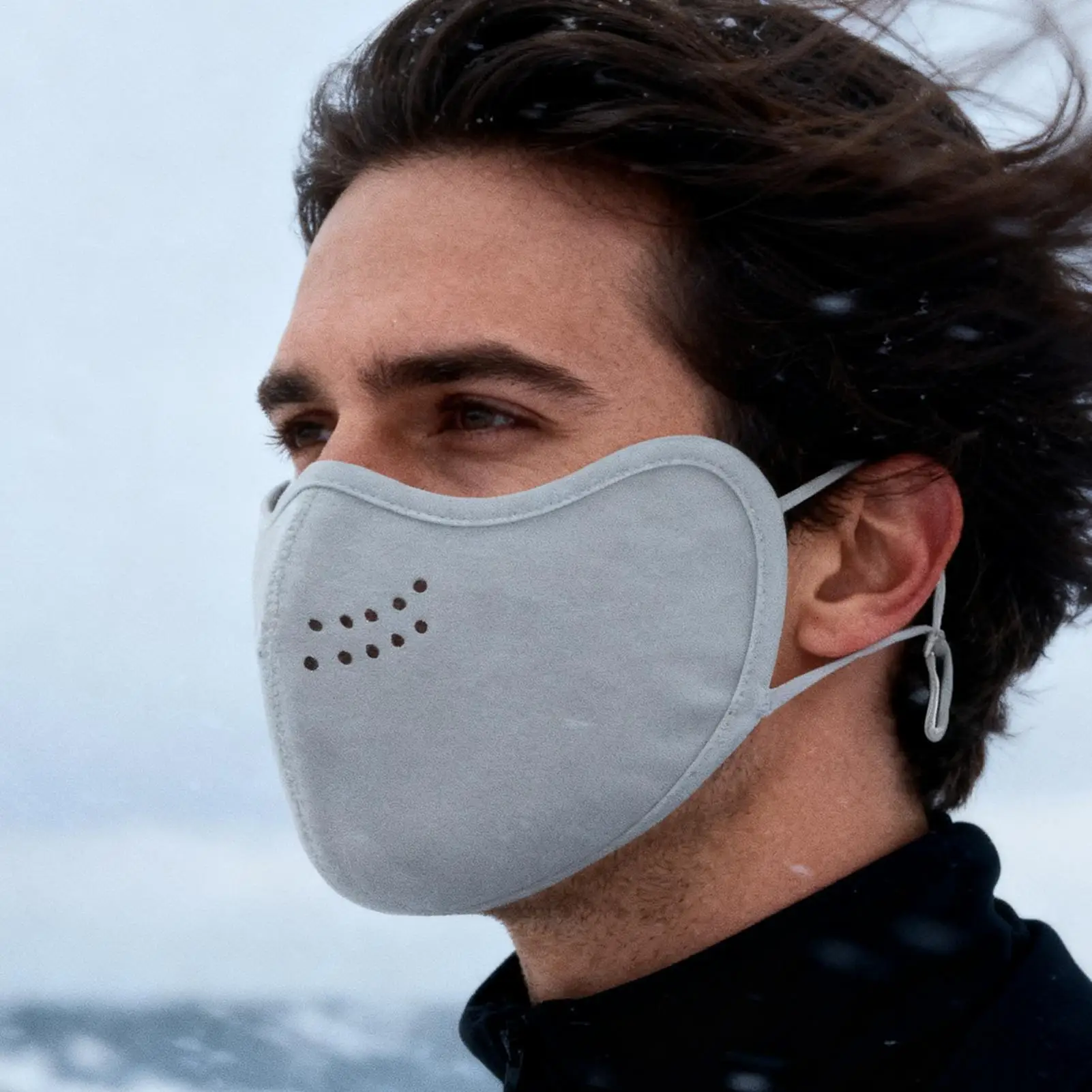 1PC Windproof Winter Face Cover Cold-Proof & Breathable Half Face Mask For Outdoor Skiing, Motorcycle Riding Running Hiking