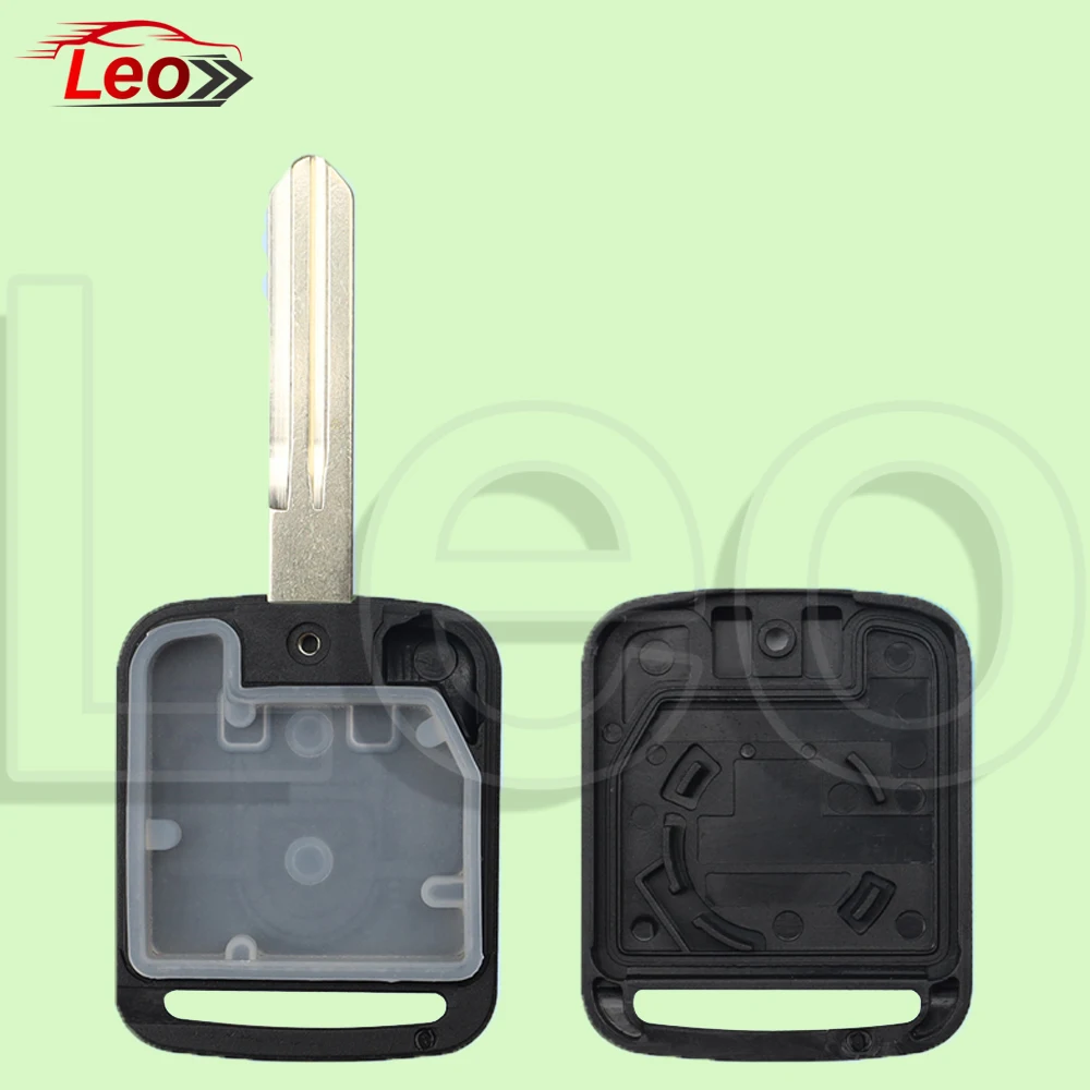 Leo para nissan qashqai j10 note e11 navara d40 frontier juke micra chave remota do carro 2button 433mhz id: 46chip fcc:5wk4 876/ 818