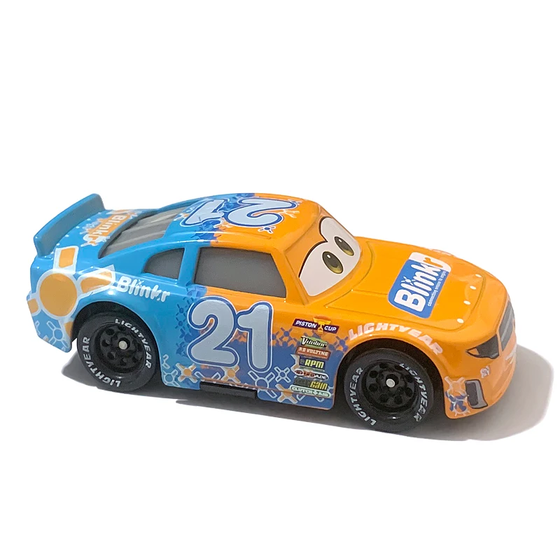 Disney Pixar Cars 2 3 Boy Car Lightning McQueen Metal Diecast Alloy Cars No.19 Bobby Swift Model Toy Car For Children