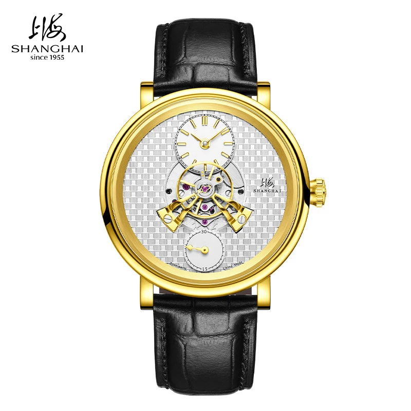 

Shanghai Watch THE BUND Collection Men's Mechanical Watches Sky Dome Central Rotor Automatic Watch 43mm Case Sapphire Glass 820