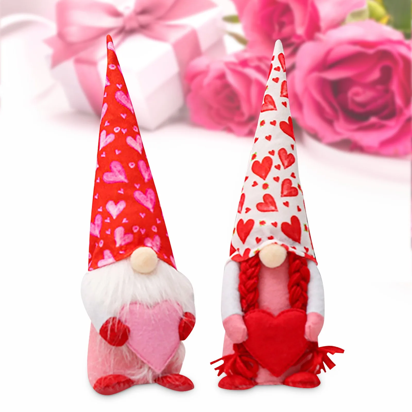 Faceless Gnome Plush Doll For Wedding Christmas Valentines Day Decor Home Xmas Ornament New Year Gifts Scandinavian Doll L5