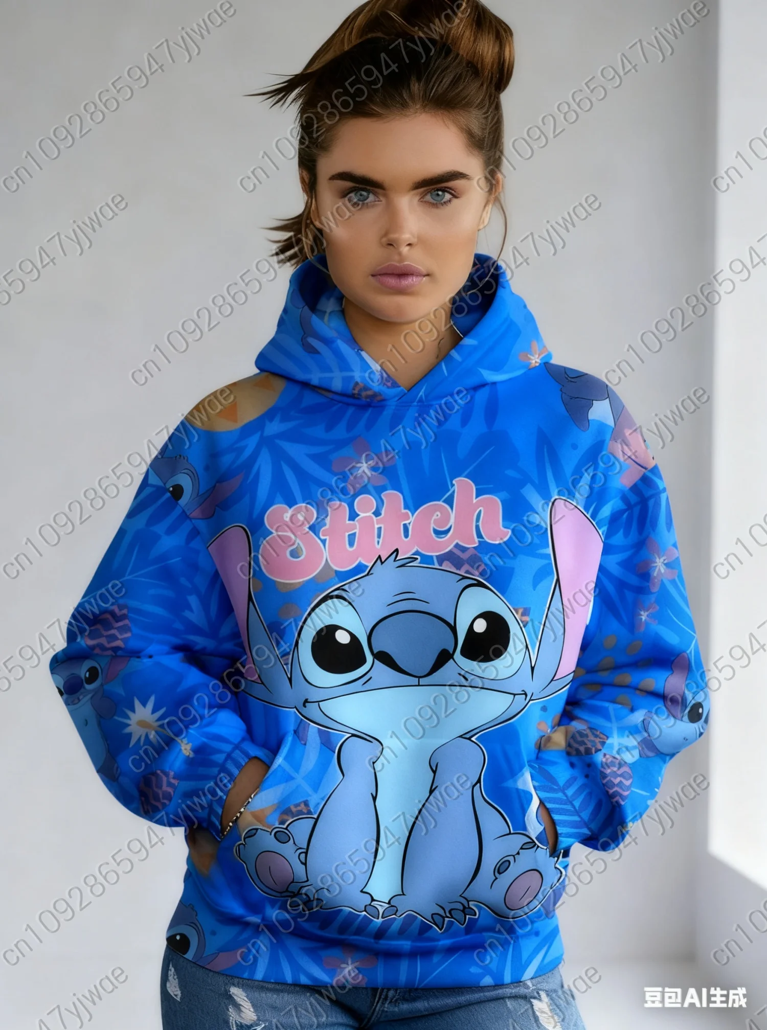 2025 المرأة ، الشتاء الكرتون غرزة هوديي الشتاء النساء مقنعين في الهواء الطلق كل مباراة هوديي الإناث فتاة النساء بلايز النساء الملابس #3