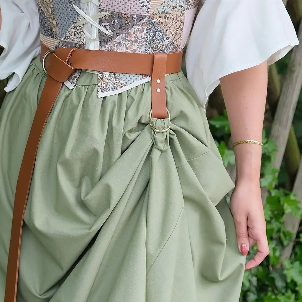 

Retro Viking Medieval Renaissance Leather Sword Case Stand Crossbody Bag Women's Ethnic Faion Stage Costume Accories