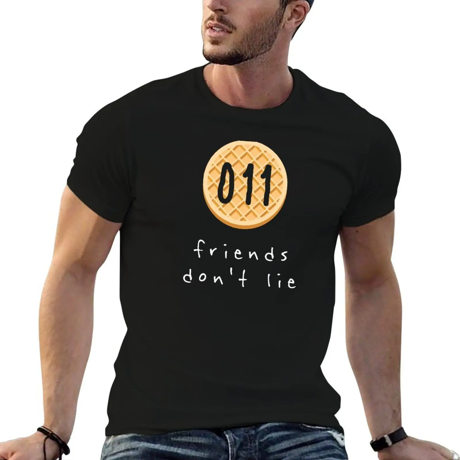

Friends don't lie T-Shirt cotton t shirt man t shirts designer t shirts for man slim fit T-shirt