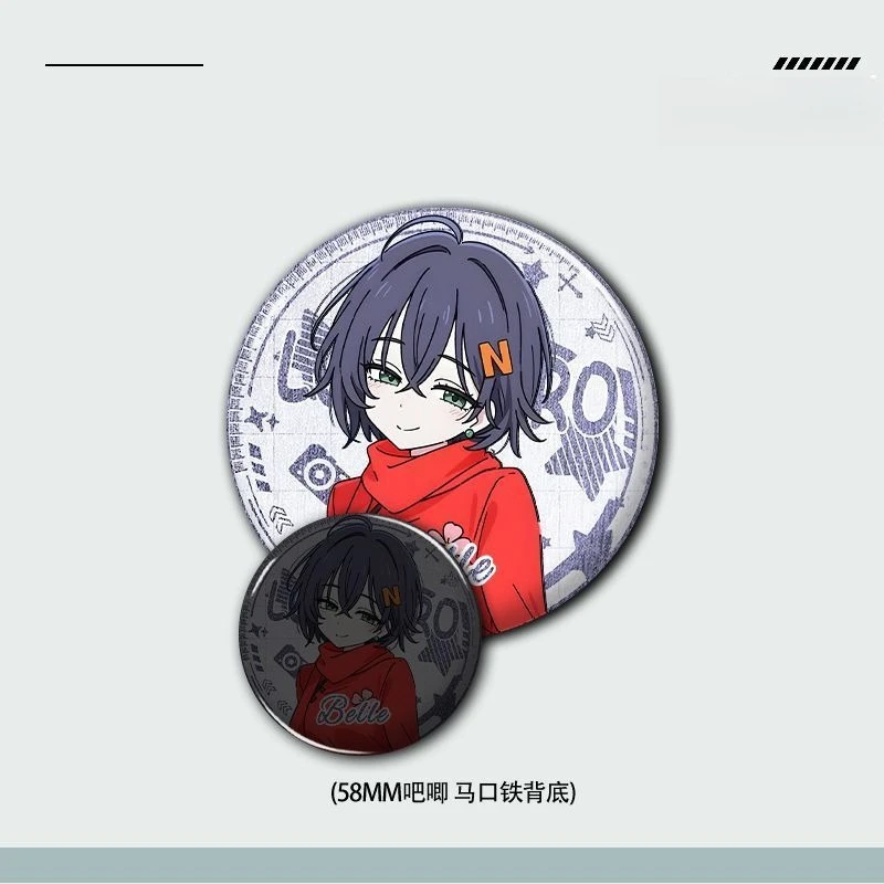 Zenless Zone Zero ZZZ New Year Character Tinplate Badge Anime Round Brooch Pin Ellen Joe Ye Shunguang Nicole Collectible Lapel