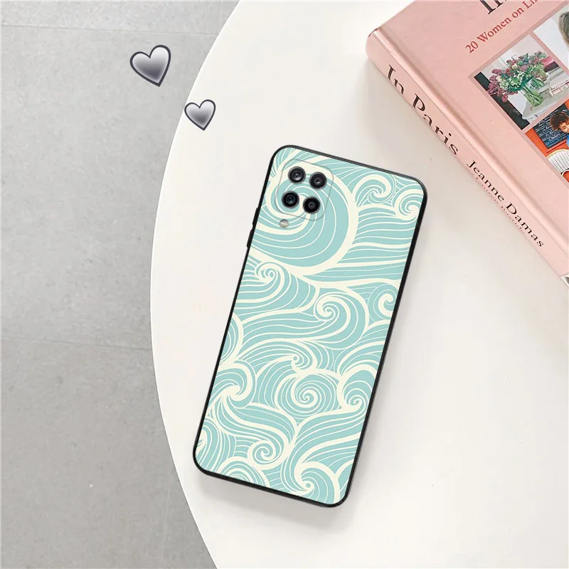 Silicone Phone Cases for Samsung A32 A73 A72 A71 A54 A53 A52 A51 A42 A34 A33 A31 A24 A23 A22 A14 A13 The Great Wave off Kanagawa