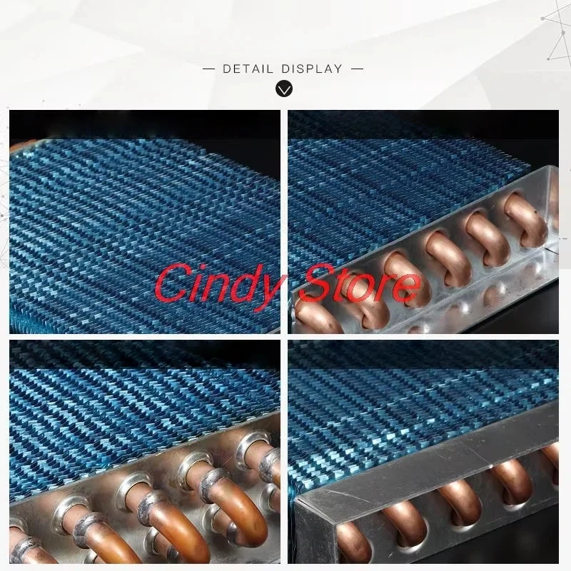 1PCS Air-cooled Copper Tube Condenser for Refrigerators, Freezers, Chillers, Water-cooled Air Conditioners, and Evaporators.
