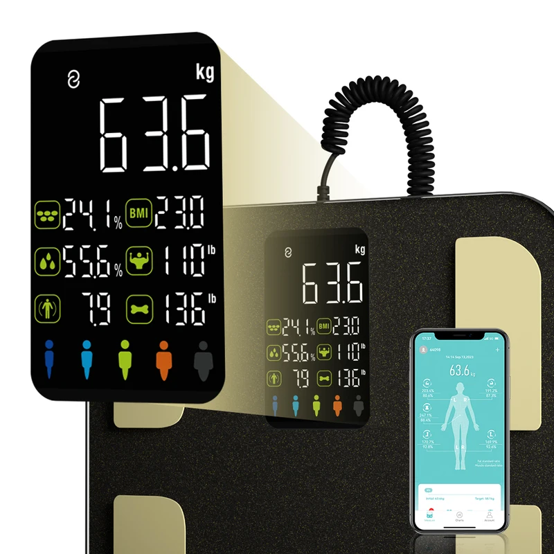 Balança inteligente de bioimpedância de composição corporal digital — foto 2