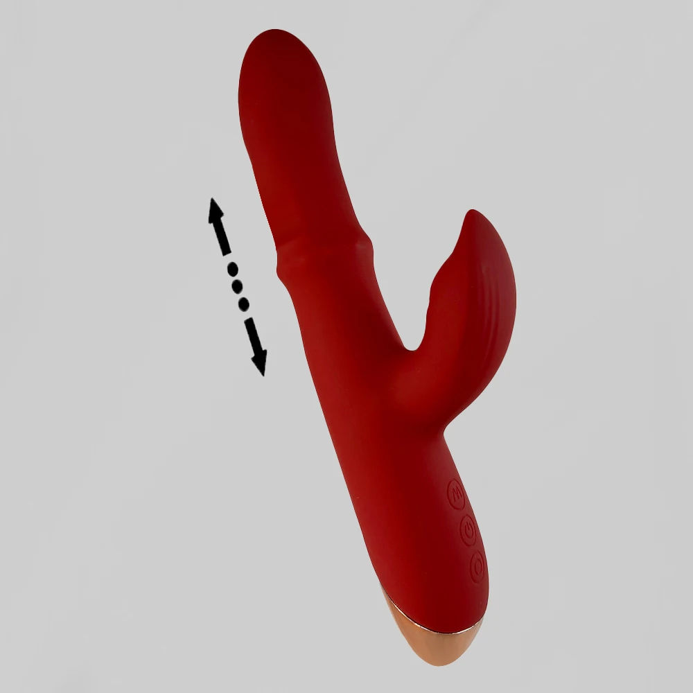 Flamingo Rabbit Vibrator from Dream Vibe Powerful Tapping Vibrating Beads Thrusting Adult Pleassure Sex Toys for Woman Love Gift