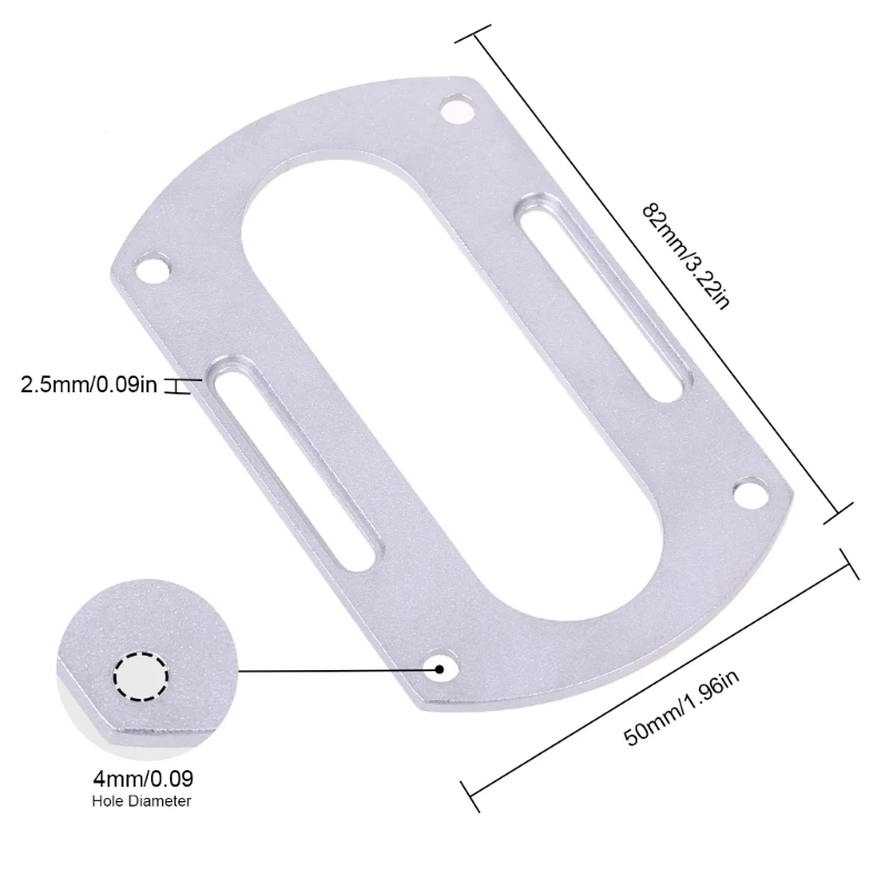 4mm Base Slider For SME 3009/3012 Turntables - Steel Tone Arm Slide Board, Phonograph Accessory, Drop Shipping