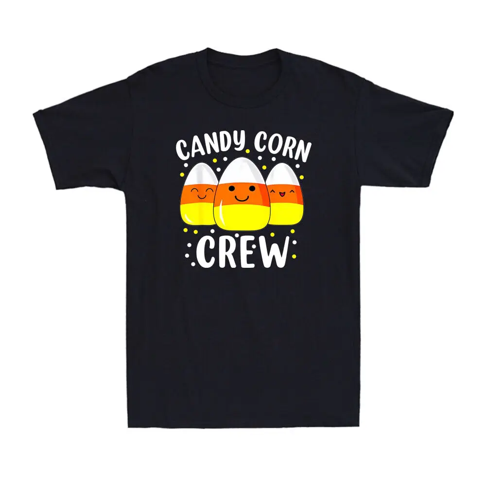 Candy Corn Crew Funny Cute   Costume Novelty Men's Cotton T-Shirt