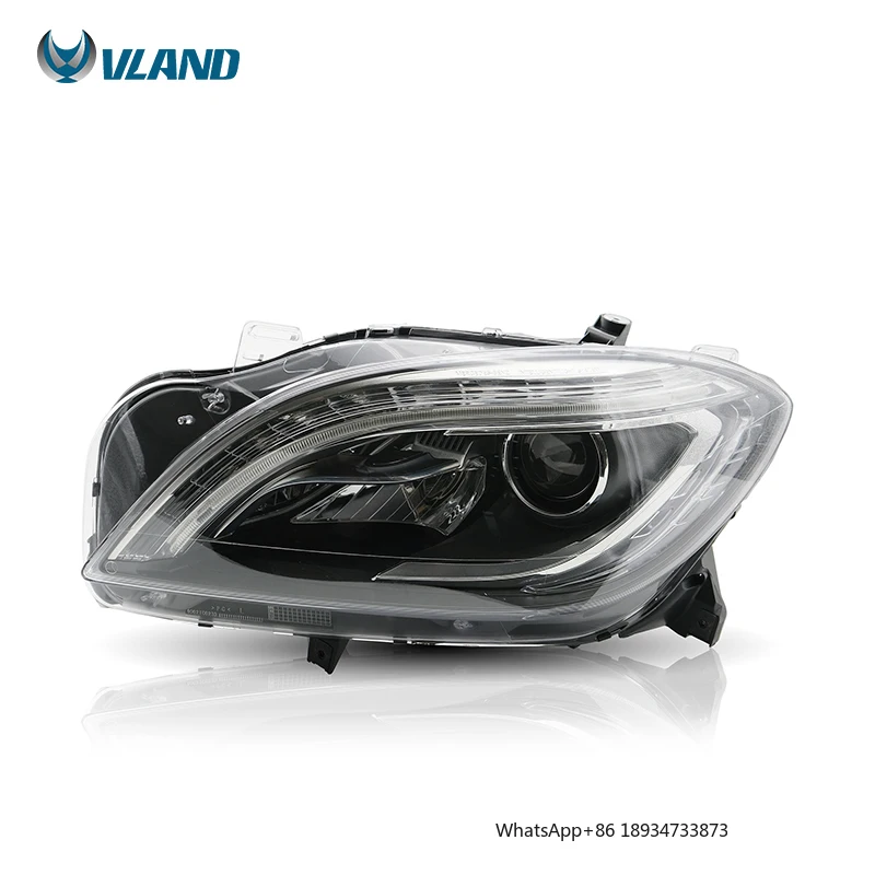 Vland Manufacturer Wholesale Head Light Car Part Front Head Lamp for Mercedes Benz ML166 ML HID Edition 2015-2018