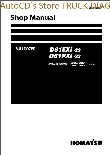 

AutoCD Komatsu Bulldozers Doozer All Shop Руководство 2017г.