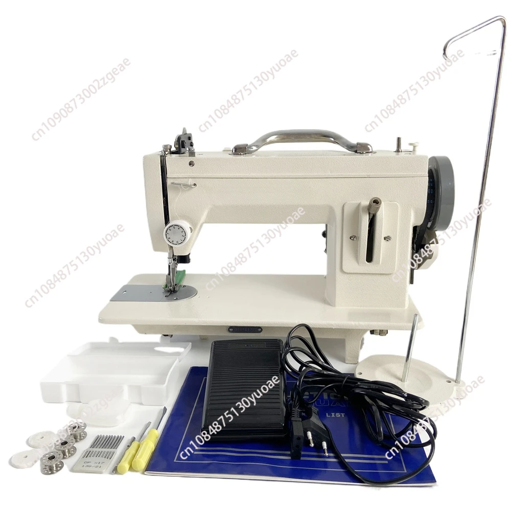 New Electric Thick Material Sewing Machine Walking Foot Zigzag Stitch 9inch  Arm Leather and Heavy-Duty