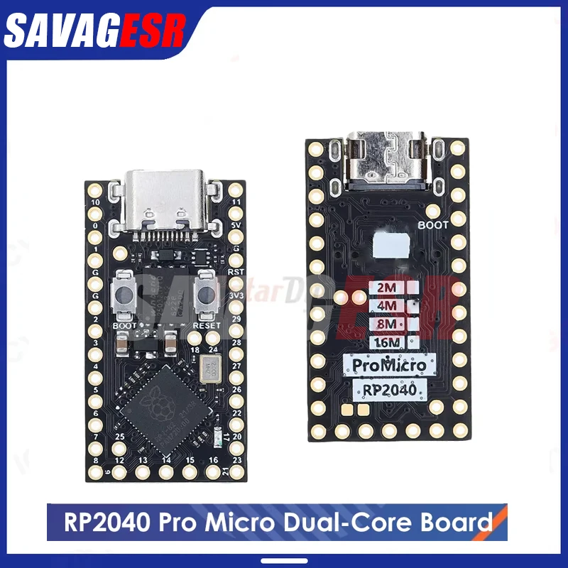 Estardyn Dual-Core RP2040 Pro Micro Development Board: Raspberry Pi PICO with MicroPython Support