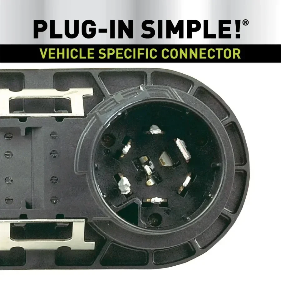 

Plug-In Multi Trailer Connector, 7 Blade & 4 Flat, Durable for Universal Towing & Hauling