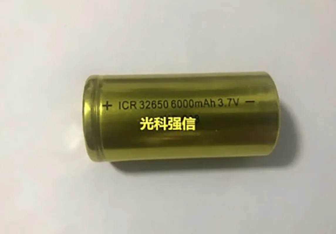 New 32650 lithium battery light flashlight charging treasure power battery 3.7 V 6000 mah electric durable enough capacity