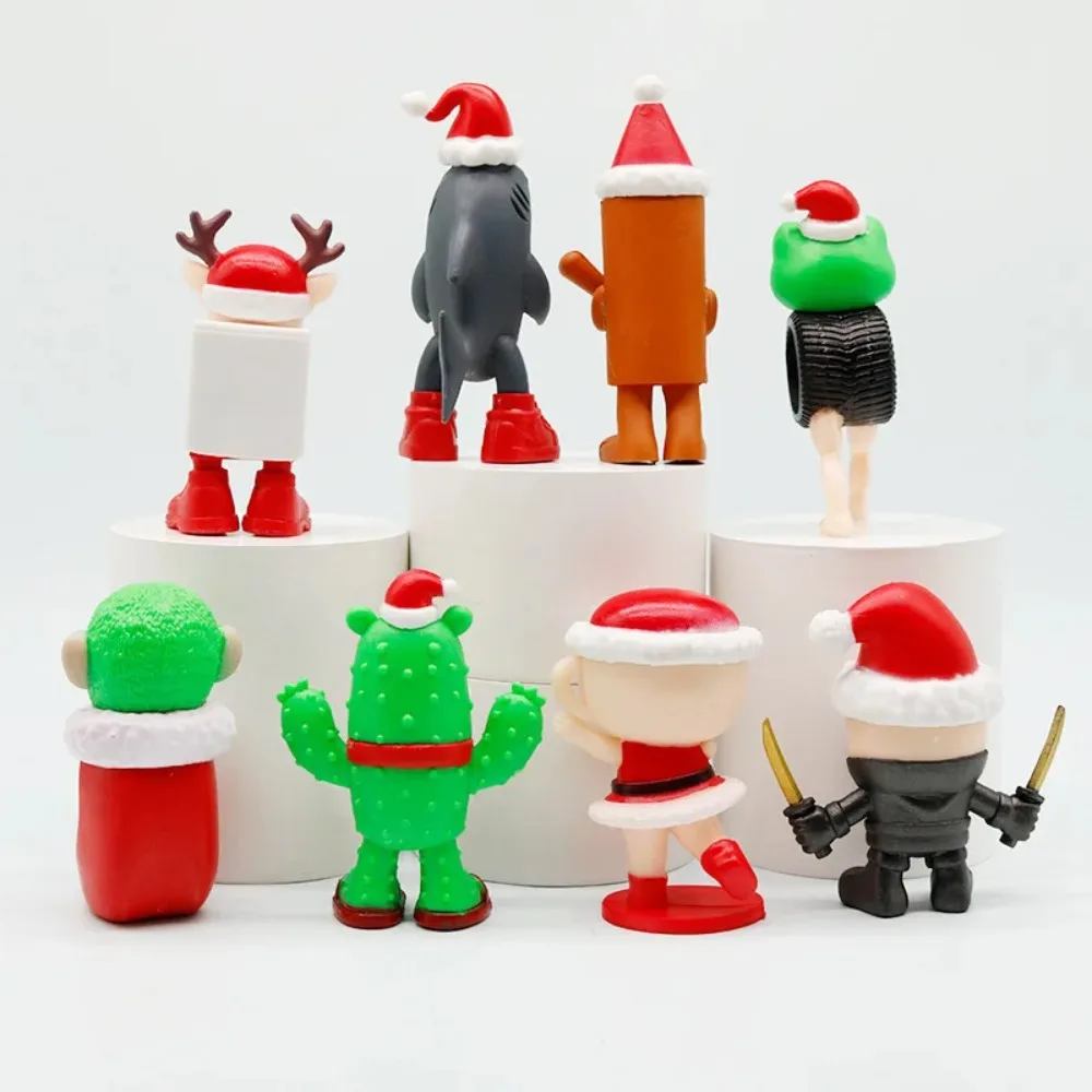 New Christmas GIFT 12 Shanhaijing Blind Bag Decoration Ornaments Gifts Christmas Q-version Shanhaijing Blind Box Figurine Series