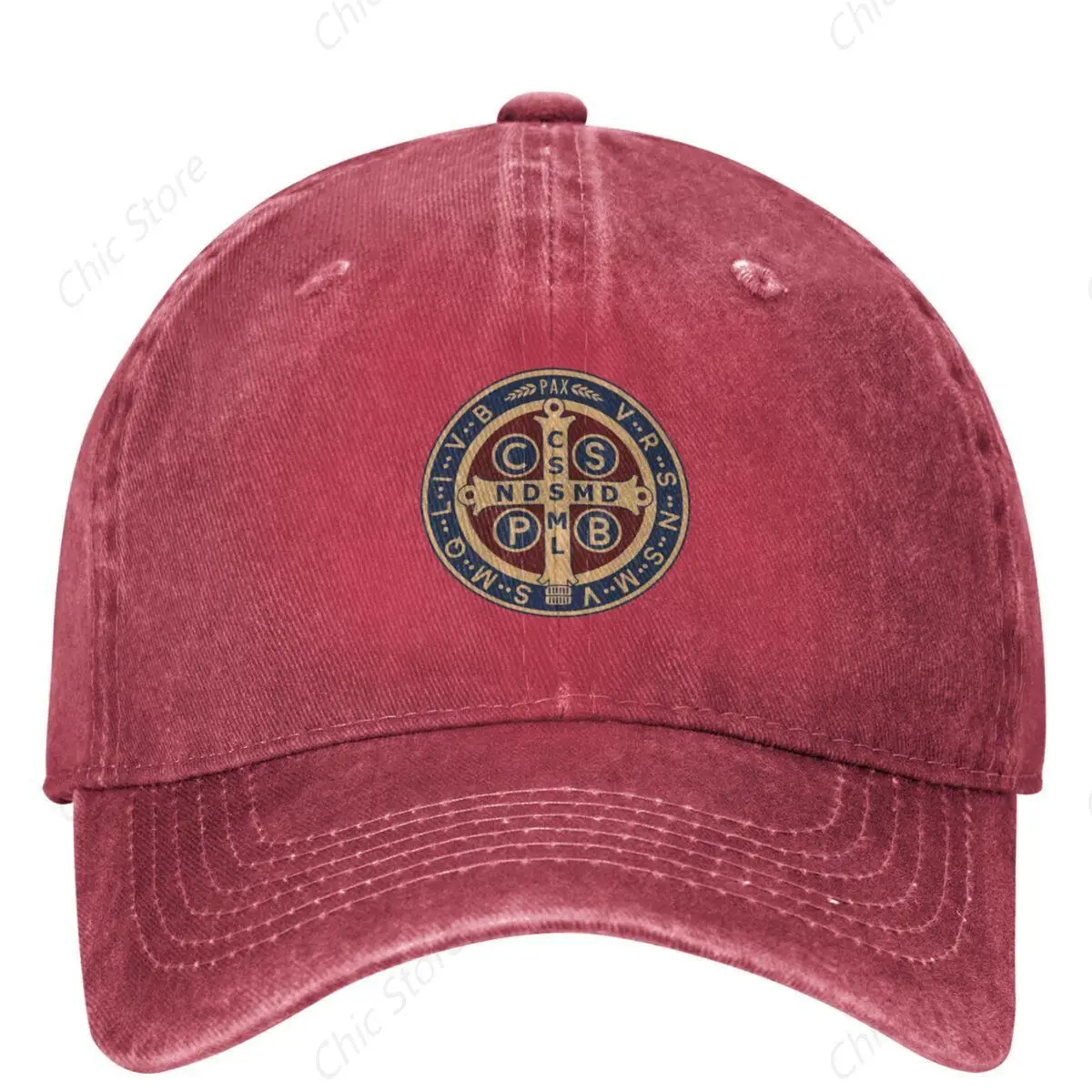 The Saint Benedict Medal Baseball Cap Women Men Sun protection Trucker Hats Unisex Dad Hat Summer Ball Dad Caps for Daily Casual