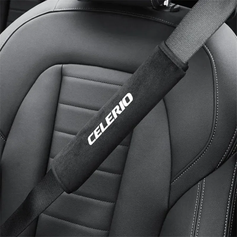 2Pcs Auto Car Safety Belt Cover shoulder pad Case Seat Belt Shoulder Strap Pad for CELERIO Car Interior Accessories