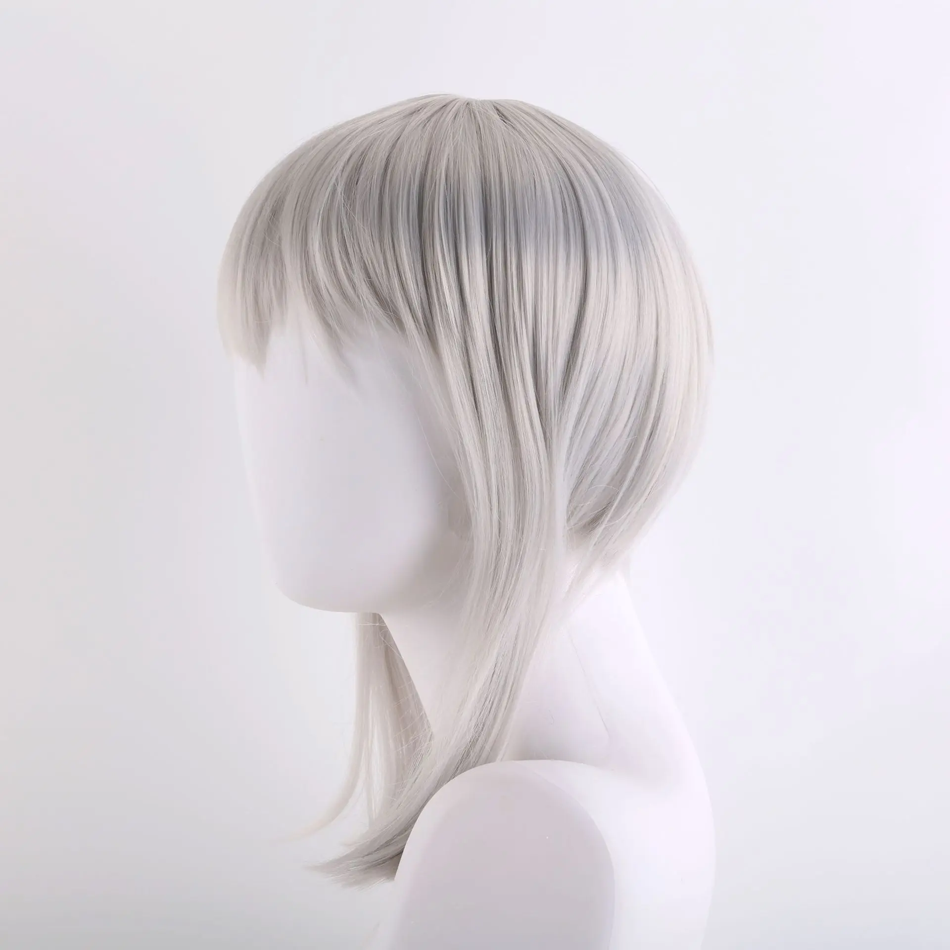 애니메이션 캐릭터의 코스프레에 적합한 다섯 번째 사람 캐릭터를 위한 풀 헤드 짧은 머리 코스프레 가발