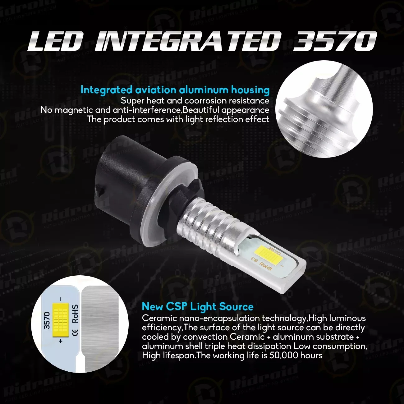 880 H27 LED Fog Light DRL Bulbs 80W 12000LM High Power White Yellow Ice Blue 12V LED Car Light Bulbs