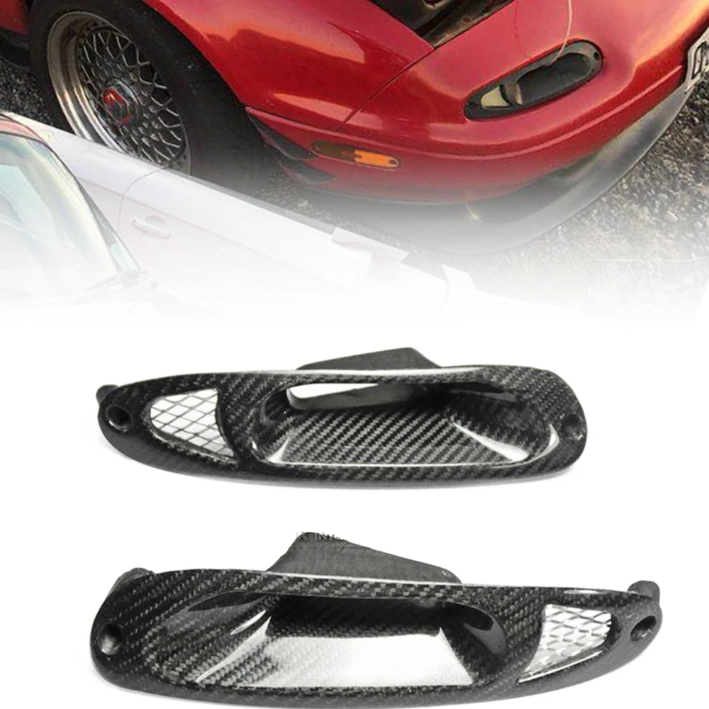 

For Mazda MX5 Miata NA SIG 1989-1997 Front Bumper Turn Singal Indicator Air Intake Vent Trim Duct Flow Outlet Cover