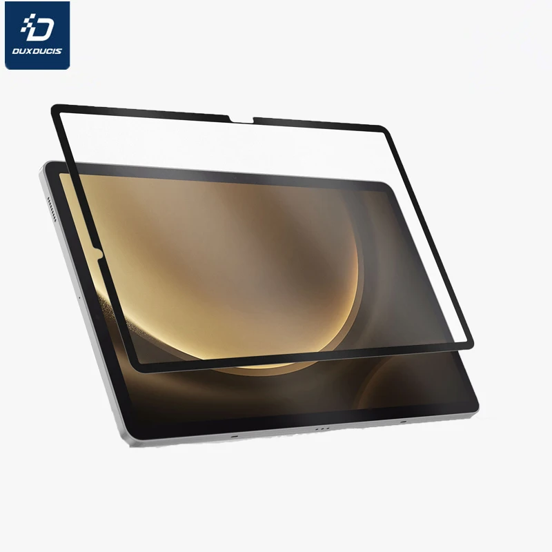 

DUX DUCIS removable Circular use Paper like film For Samsung Tab S9 FE+ washable Stable without curling edges Screen Protector